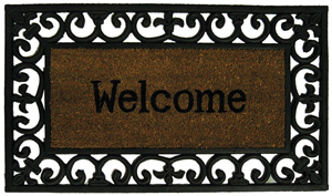 Welcome with Fleur Di Lys Border - 18